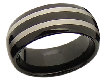 Modell Anton - 1 Ring aus Wolfram 8mm
